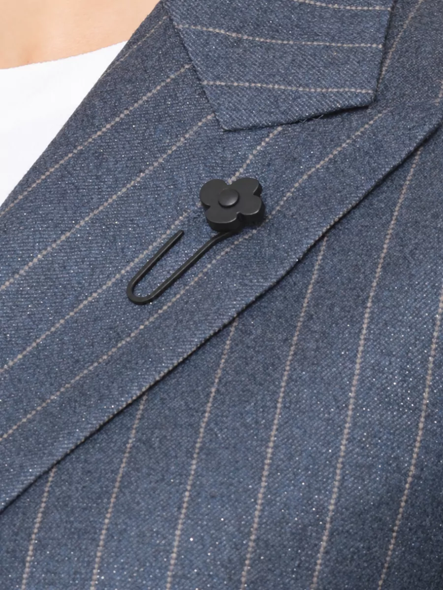 Lardini Double-Breasted Wool Blazer