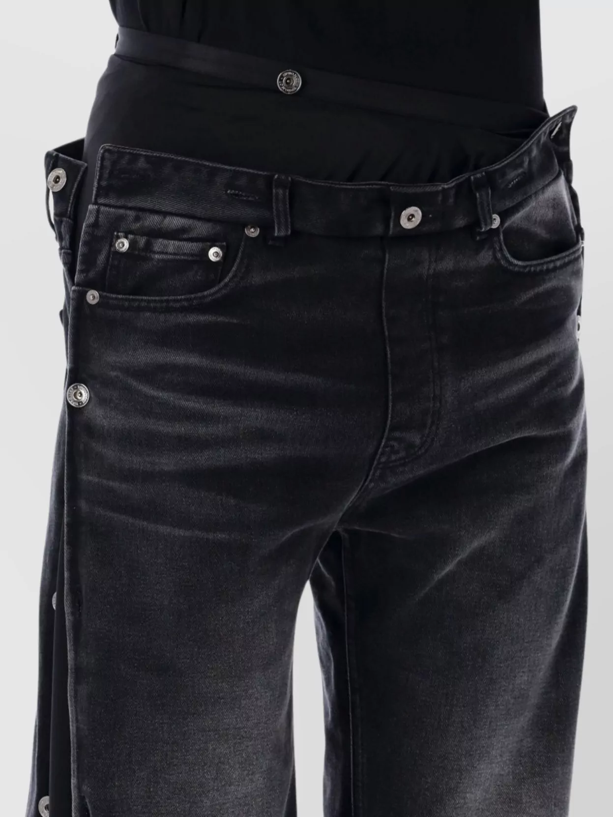 Y/Project Collapsed Waist Wide-Leg Jeans