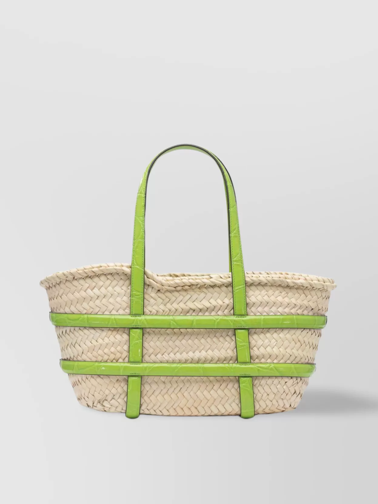 Tory Burch Woven Texture Tote Bags With Dual Handles