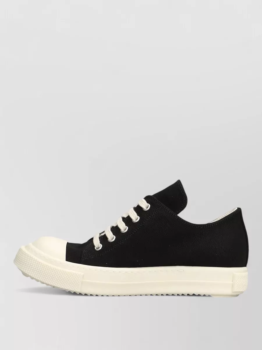 Rick Owens Drkshdw Denim Low-Top Lace-Up Sneakers
