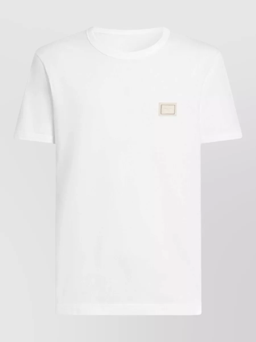 Dolce&Gabbana cotton logo-plaque t-shirt