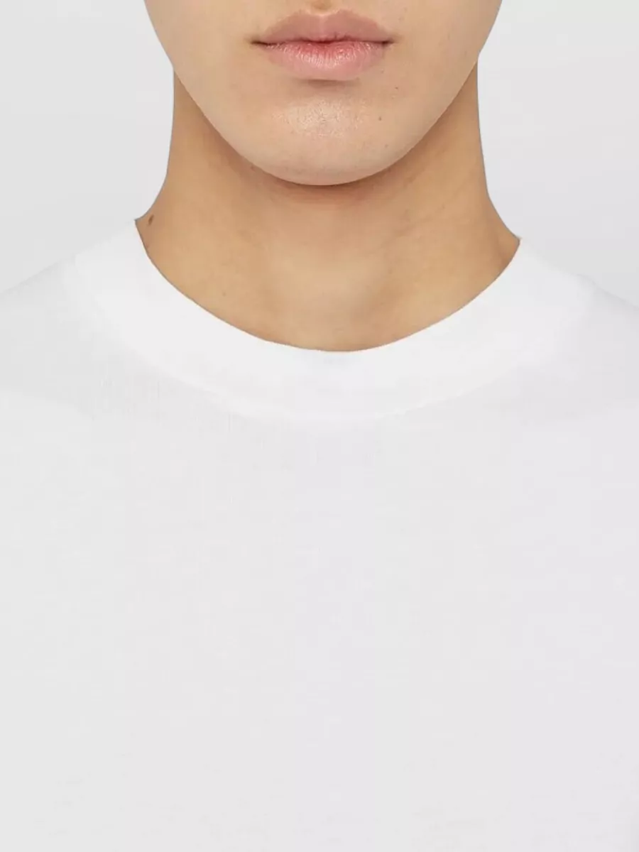 Jil Sander Crew Neck Straight Cut Short Sleeve T-Shirt
