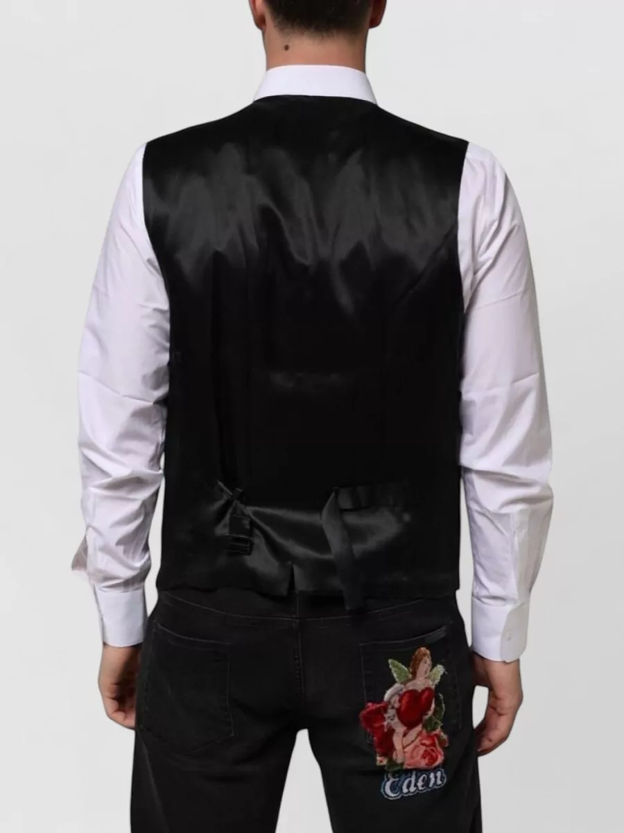 Dolce&Gabbana Wool Silk Waistcoat