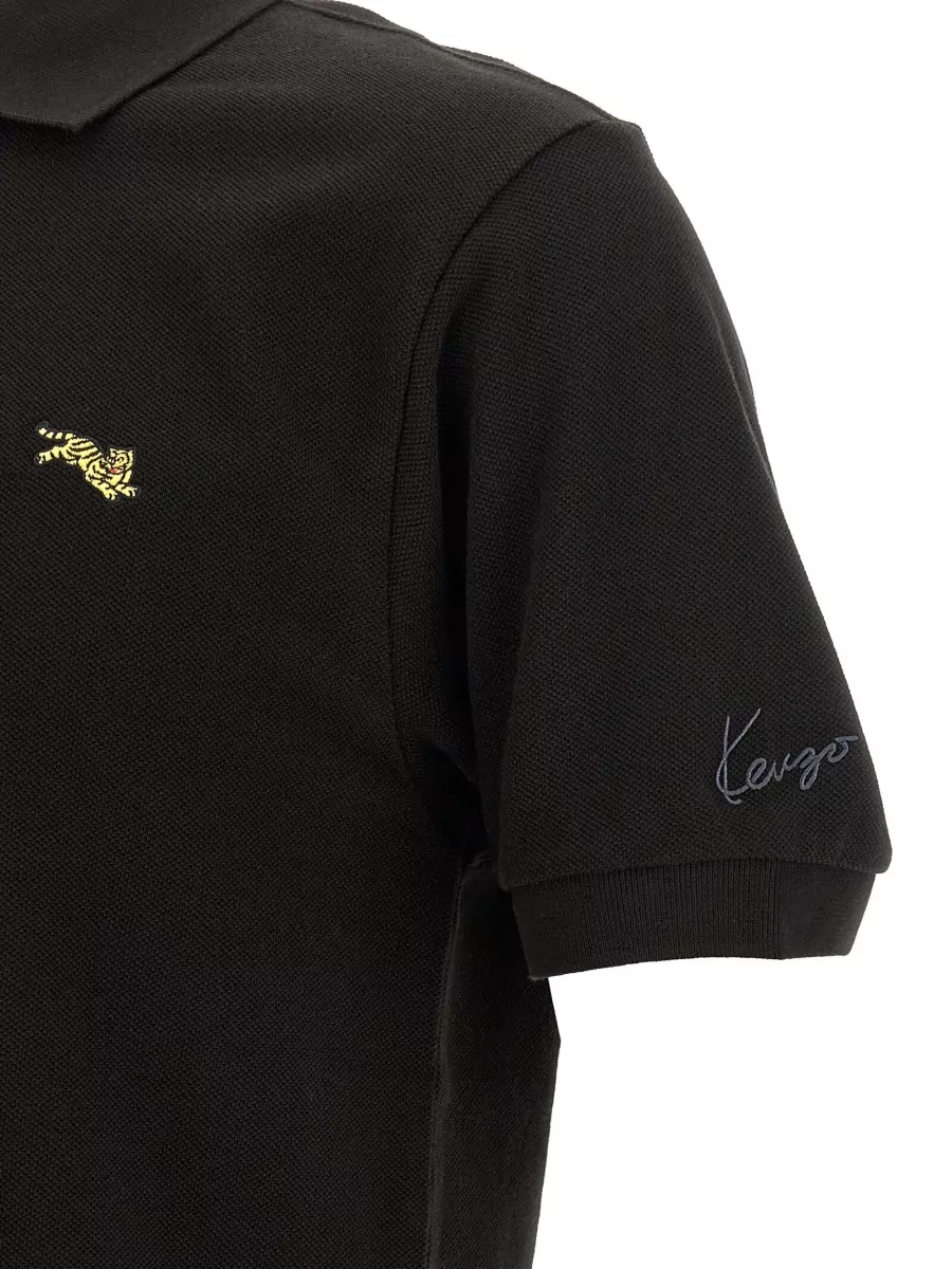 Kenzo Cotton Piqué Slim-Fit Polo Shirt