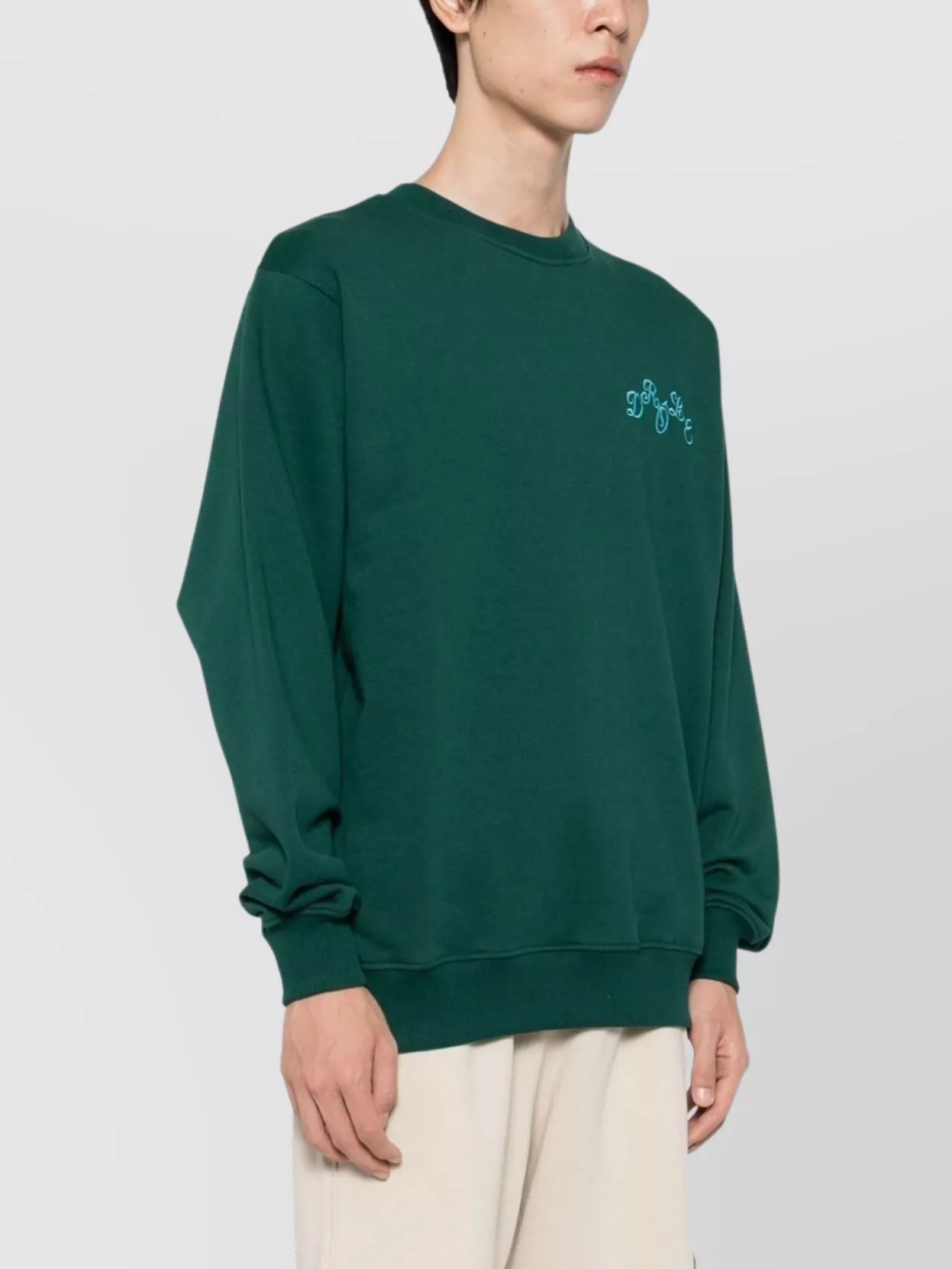 Drôle De Monsieur Graphic Crew Neck Sweatshirt With Long Sleeves