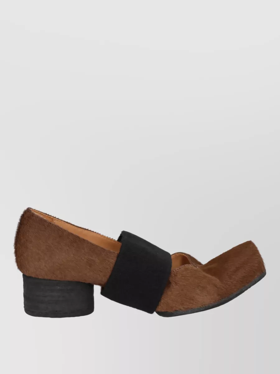 Uma Wang Leather Ballerina Pumps