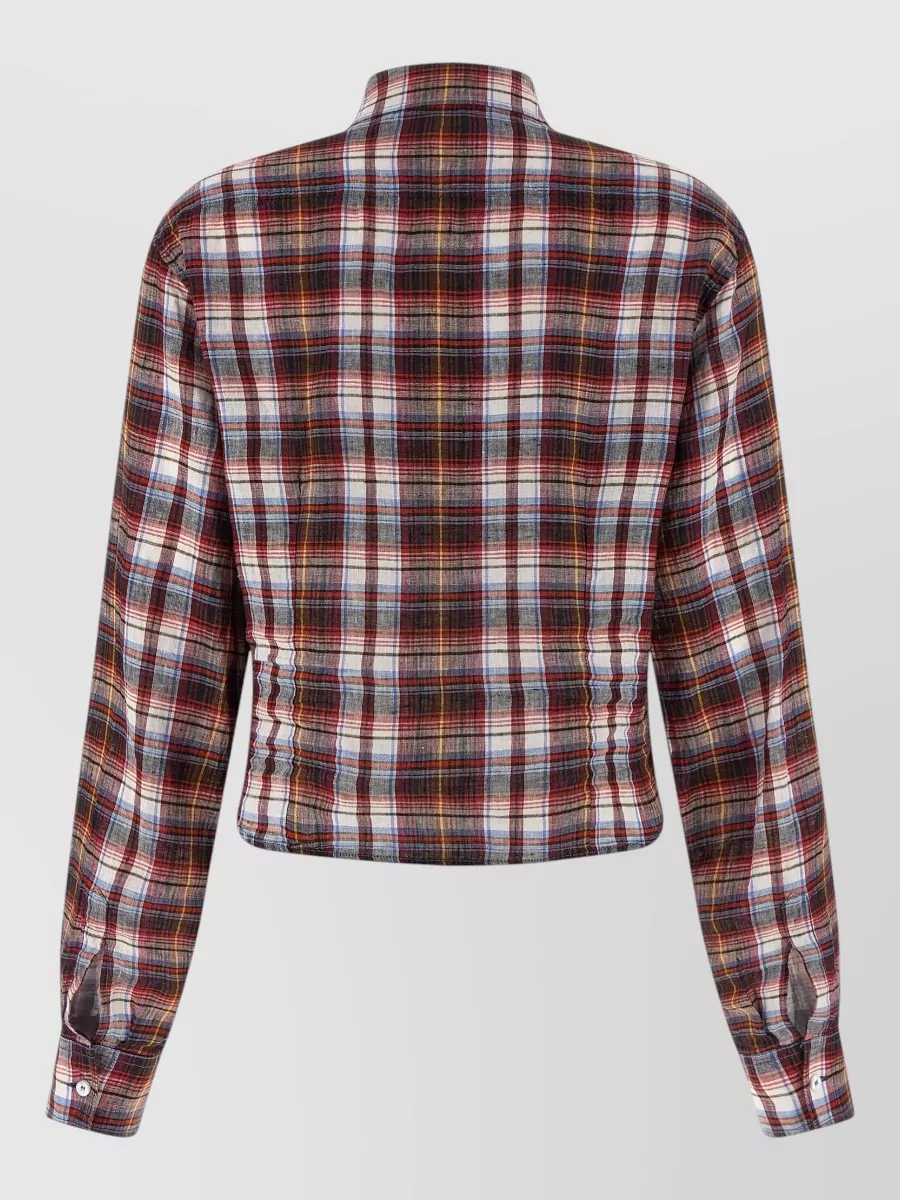 Dsquared2 Linen Checked Shirt