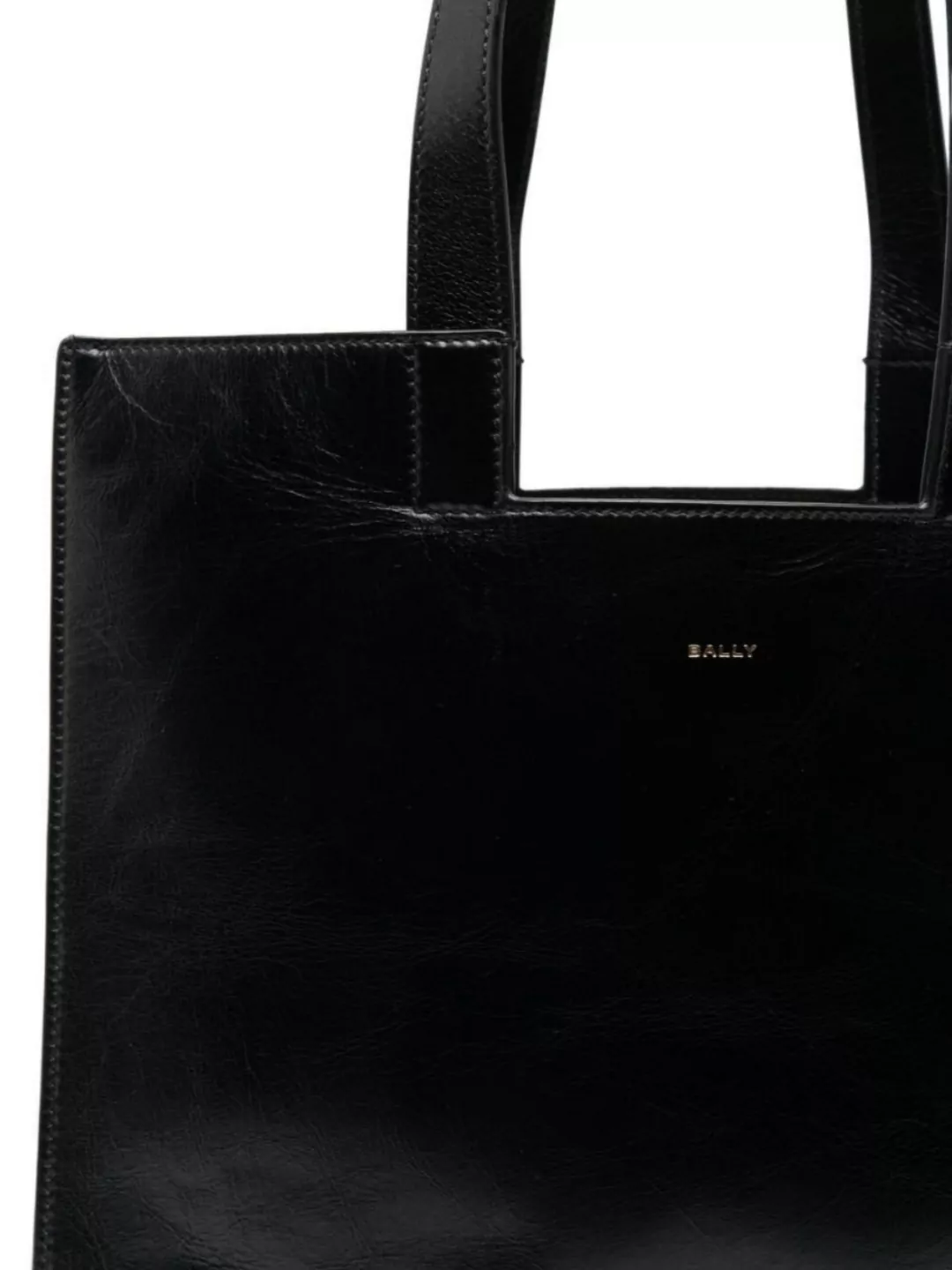 Bally Rectangular Calf Leather Tote Bag