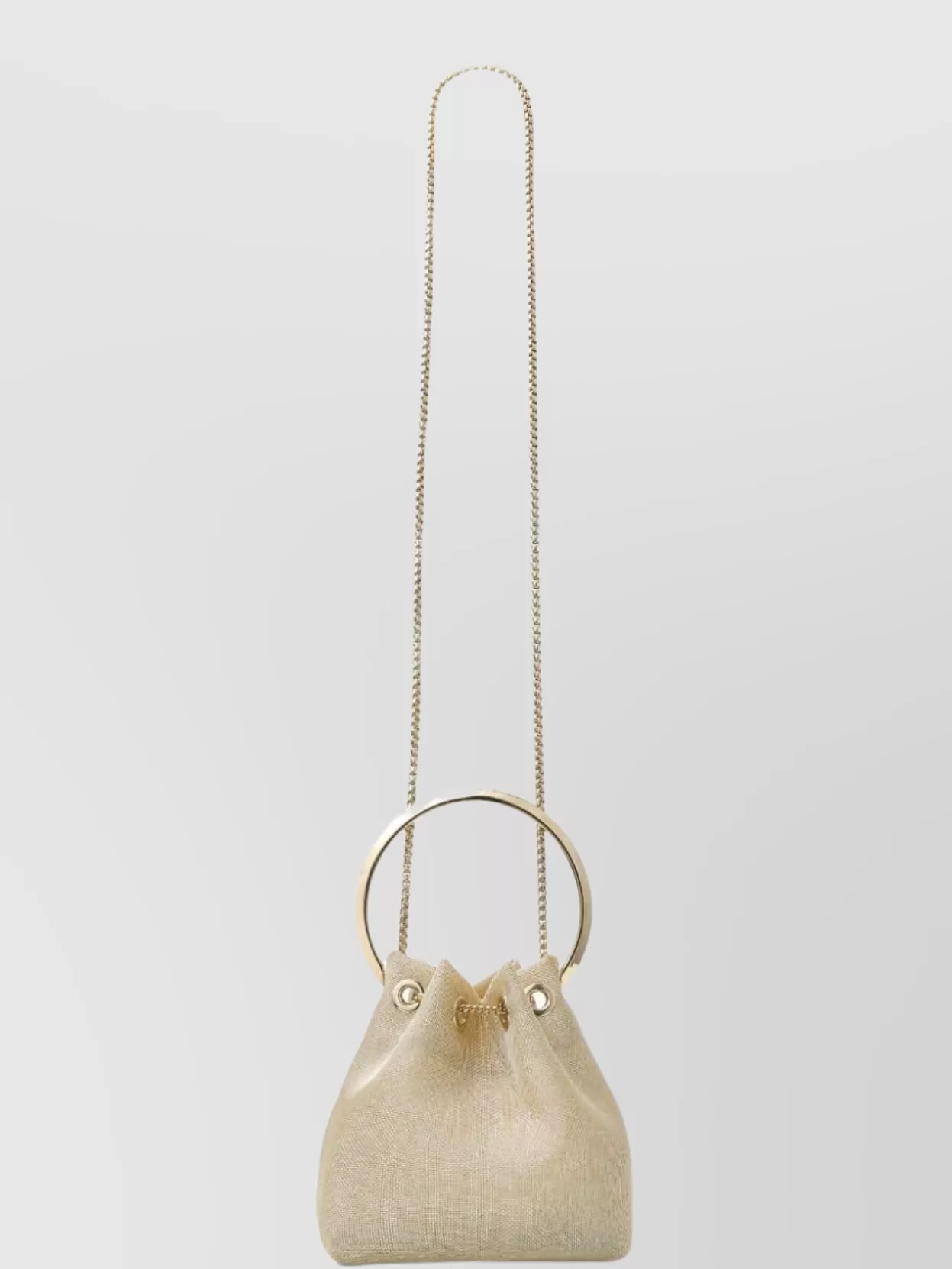 Jimmy Choo Mesh Chain Handle Clutch Bag