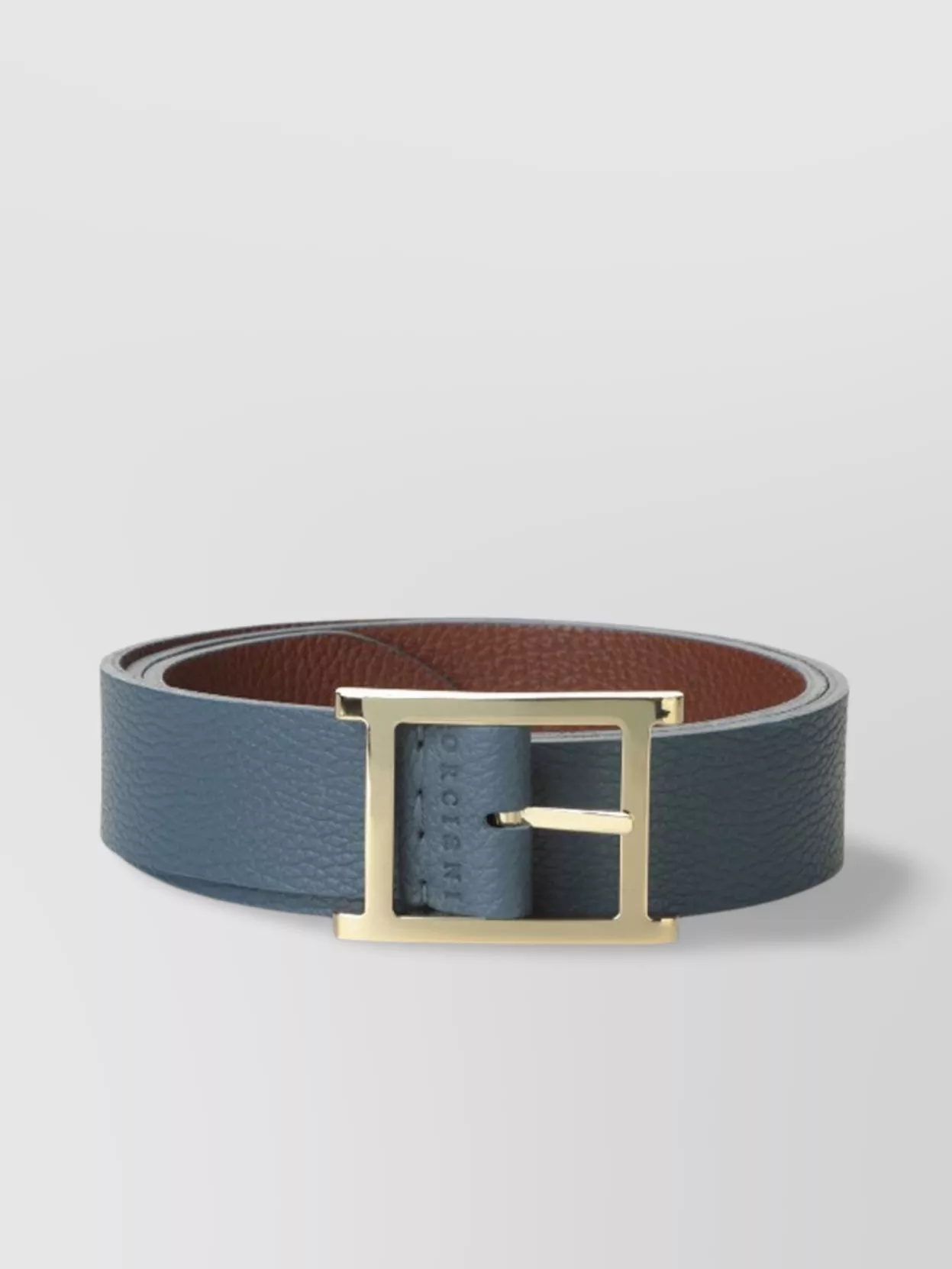Orciani Adjustable Reversible Leather Belt