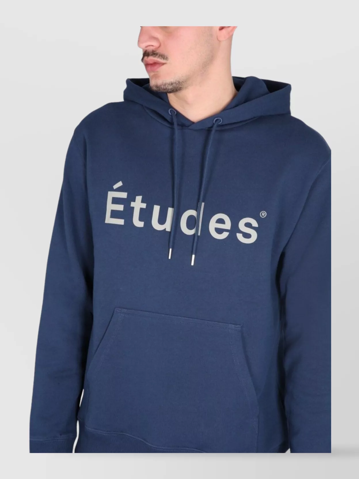 Études Cross-Neck Hoodie Kangaroo Pocket