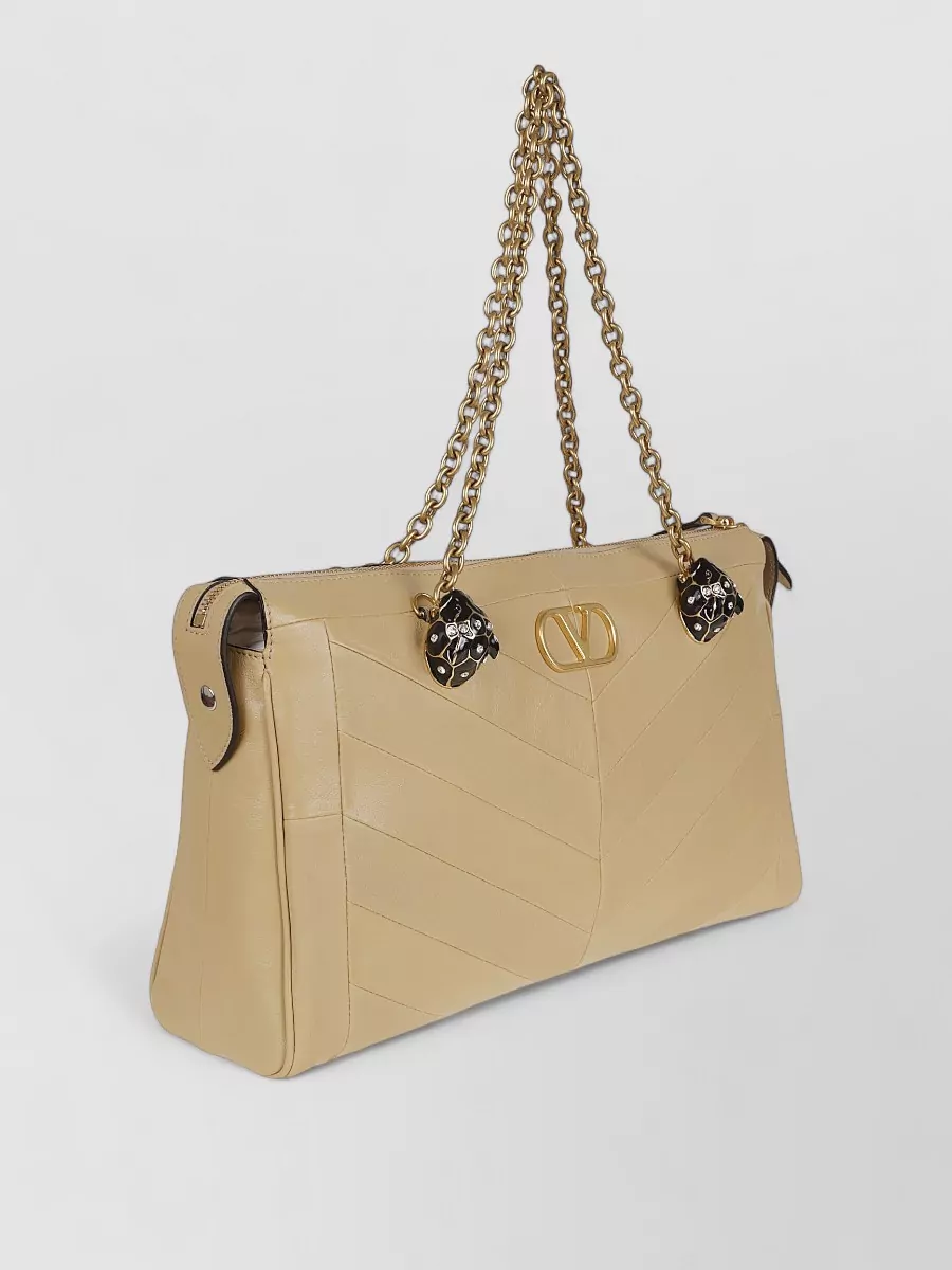 Valentino Garavani Medium Shoulder Bag Growl Patchwork Nappa