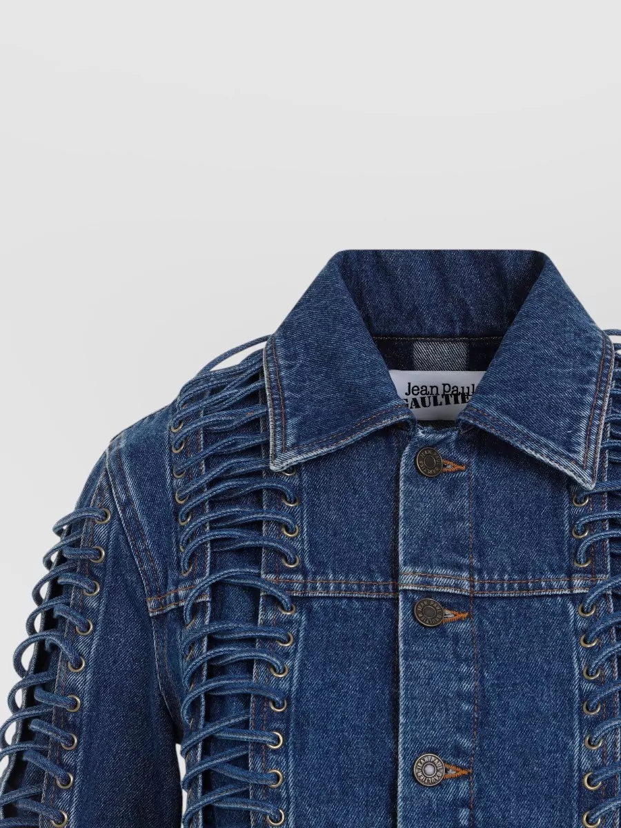 Jean Paul Gaultier Denim Corset Jacket