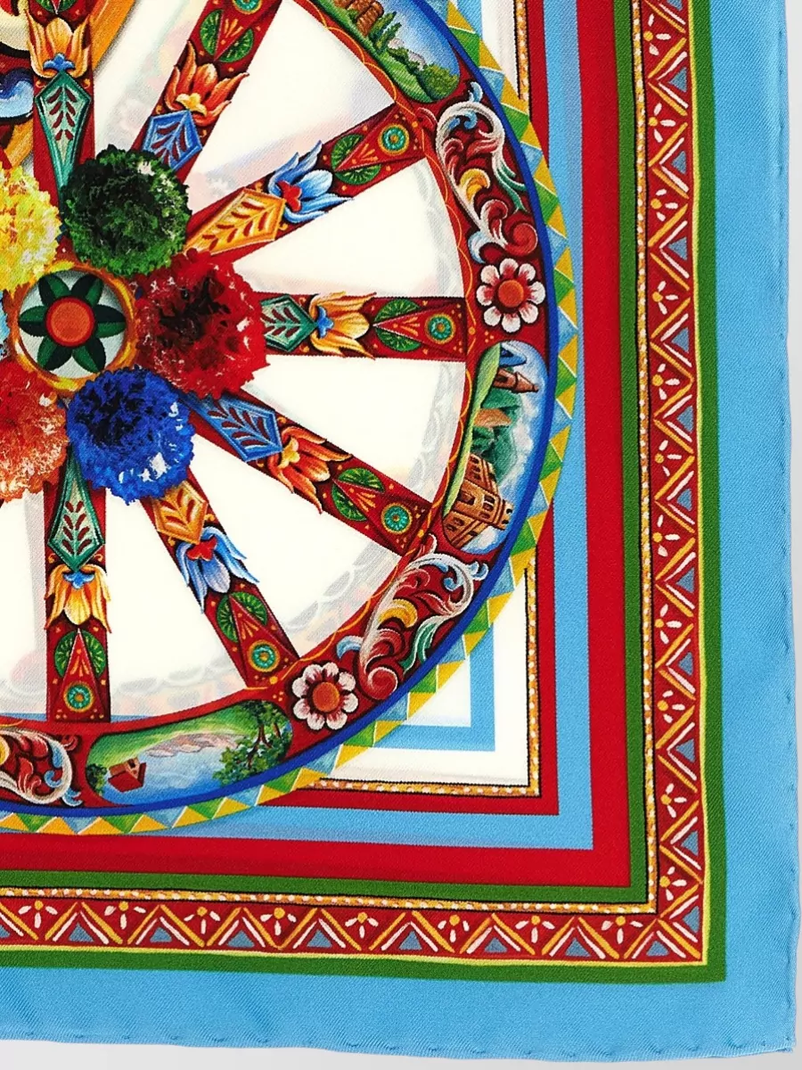 Dolce&Gabbana Silk Printed Scarf