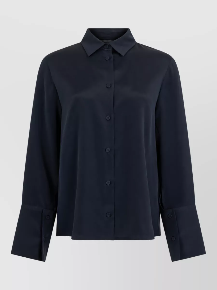 Max Mara Silk long-sleeve shirt