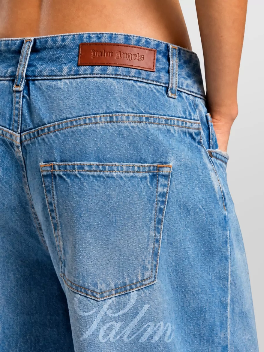 Palm Angels Straight-Leg Jeans