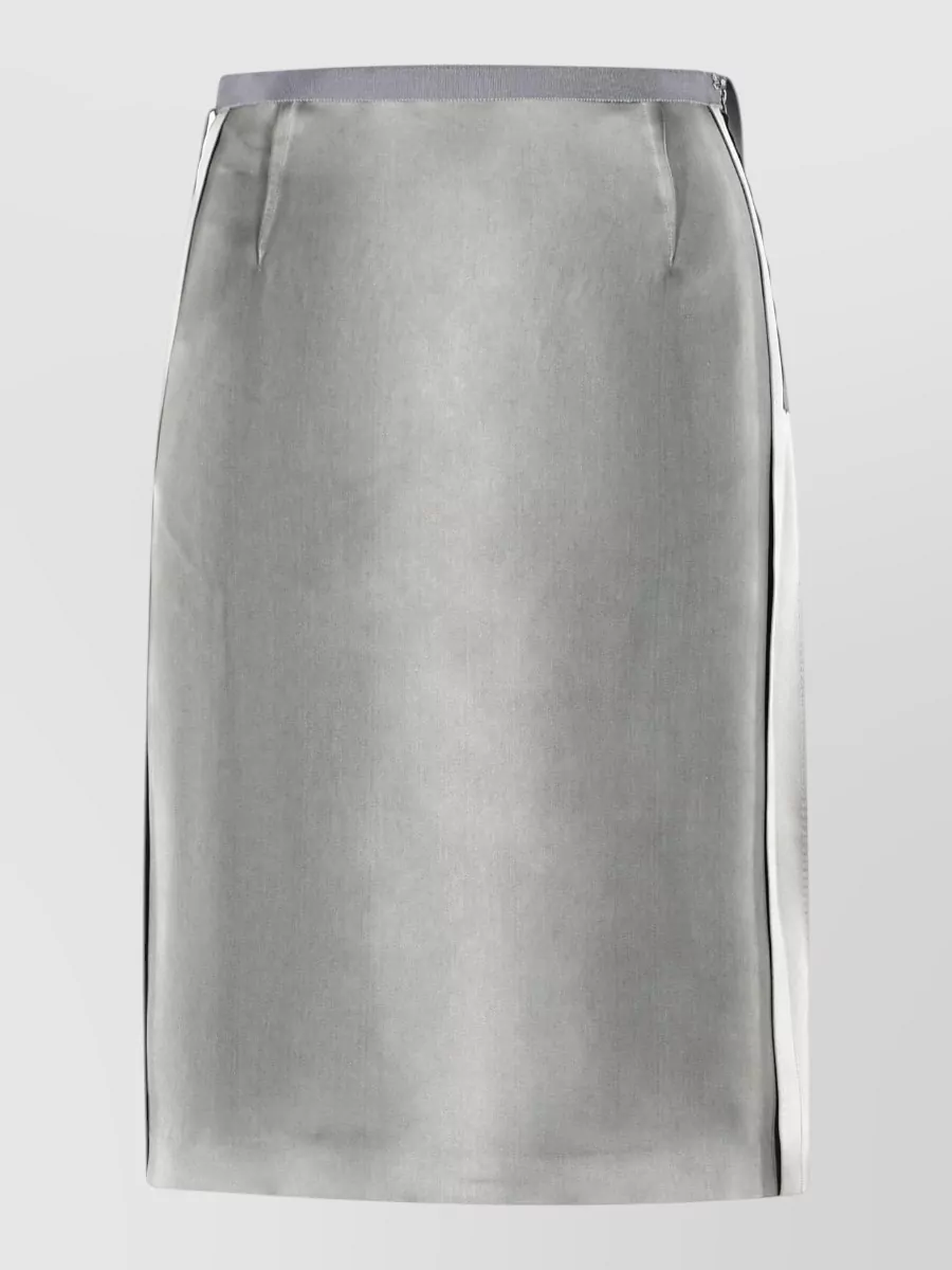 Maison Margiela viscose midi pencil skirt