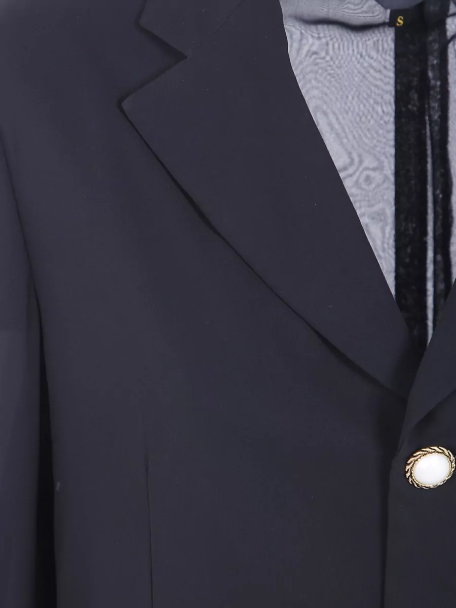 Comme Des Garçons Georgette Blazer Jacket