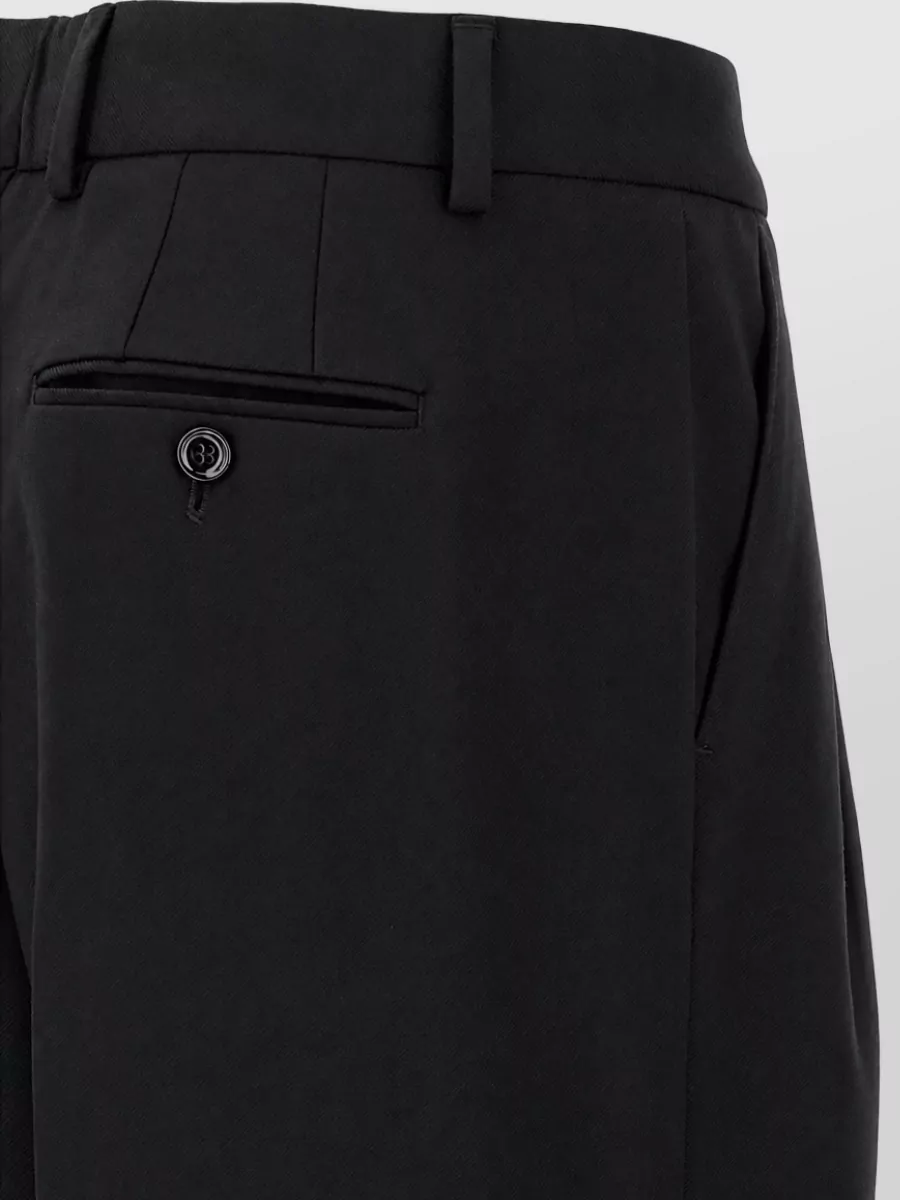 Dolce&Gabbana Wool Straight-Leg Suit Trousers