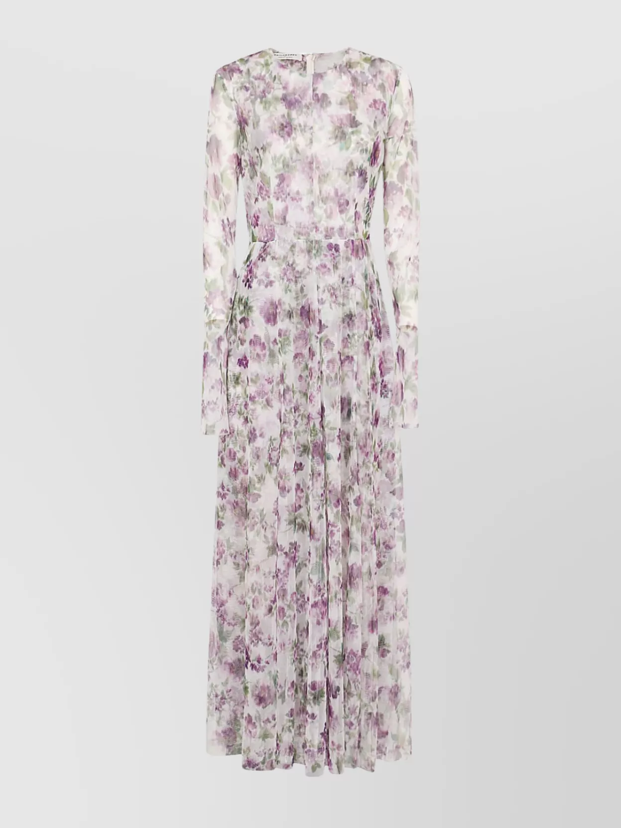 Shop Philosophy Floral Tiered Maxi Dress With Sheer Sleeves