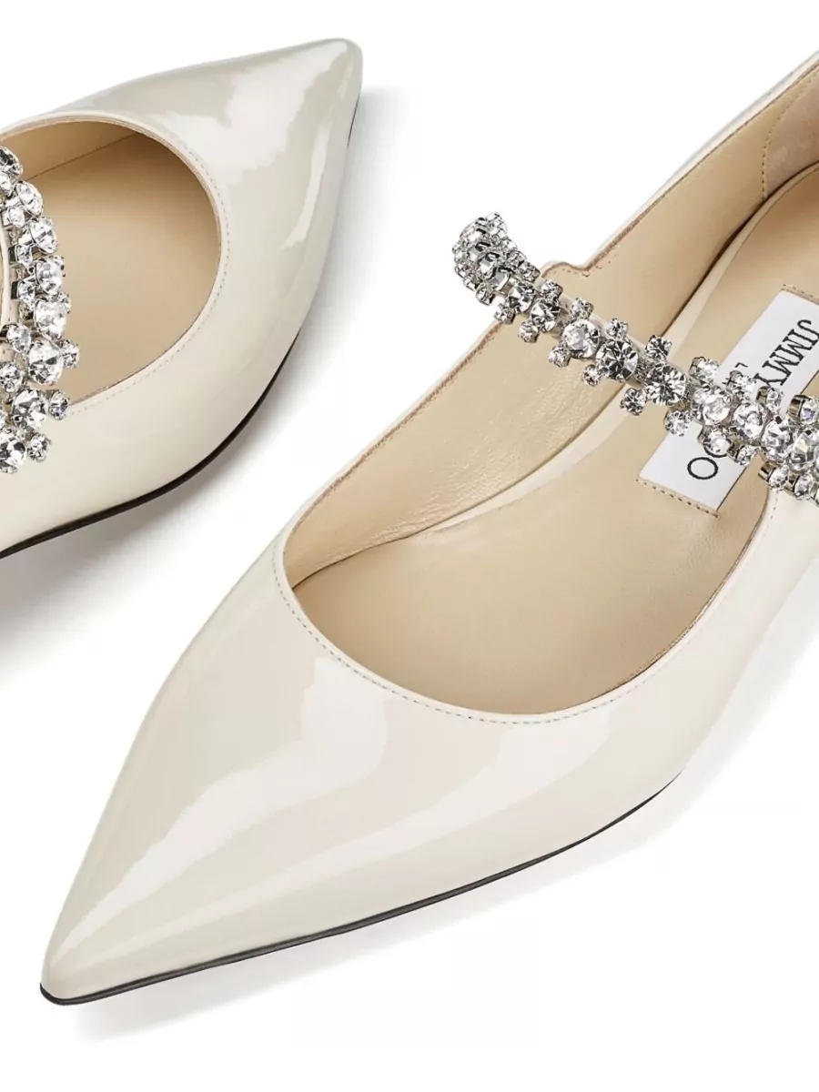 Jimmy Choo Leather Ballerina Flats