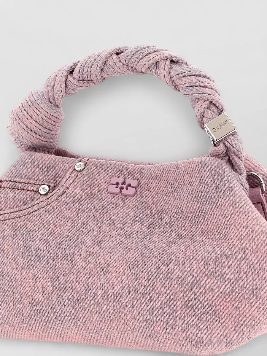 Ganni Bou Small Denim Shoulder Bag