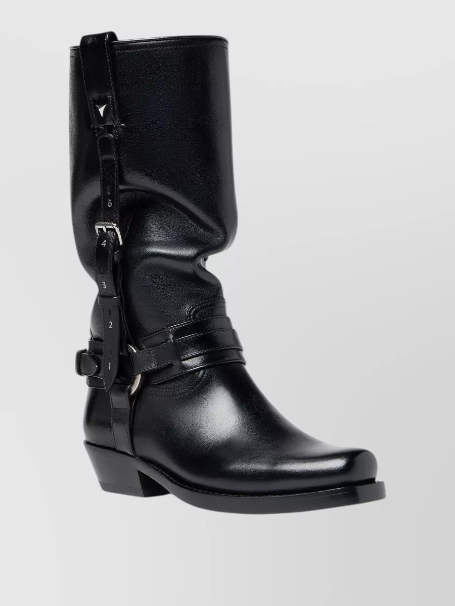 Fendi Leather Texan Boots