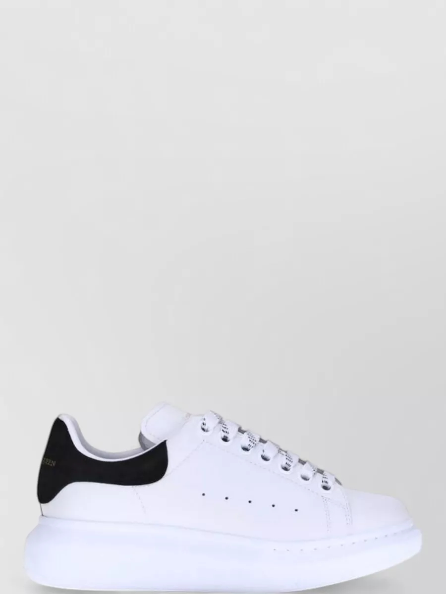 Alexander Mcqueen Leather Low-Top Sneakers