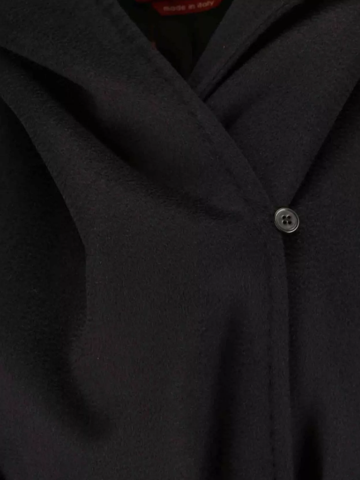 Max Mara Waist Belted Button Detail Hooded Jacket