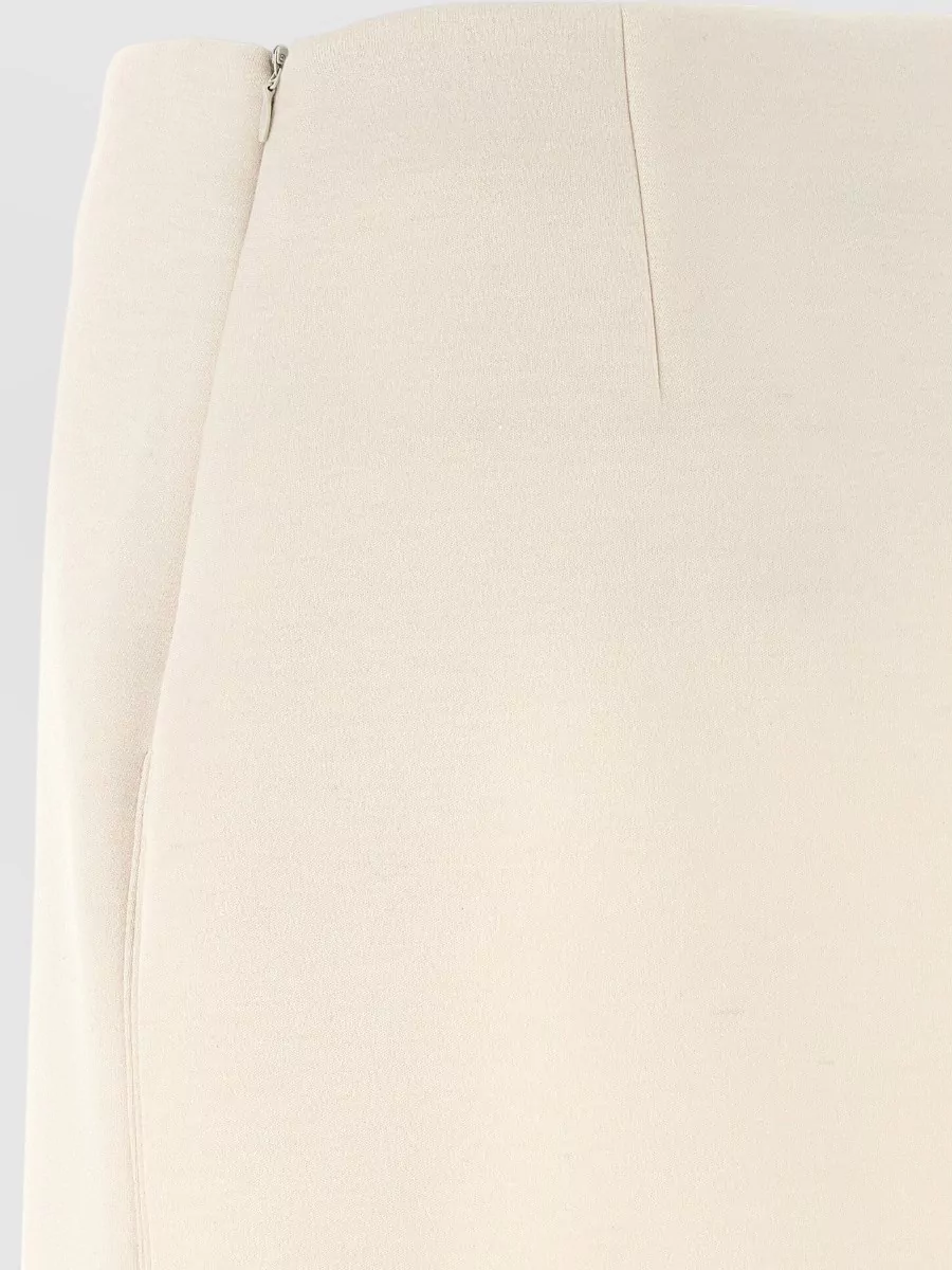 Fabiana Filippi High Waist Cashmere Scuba Midi Skirt