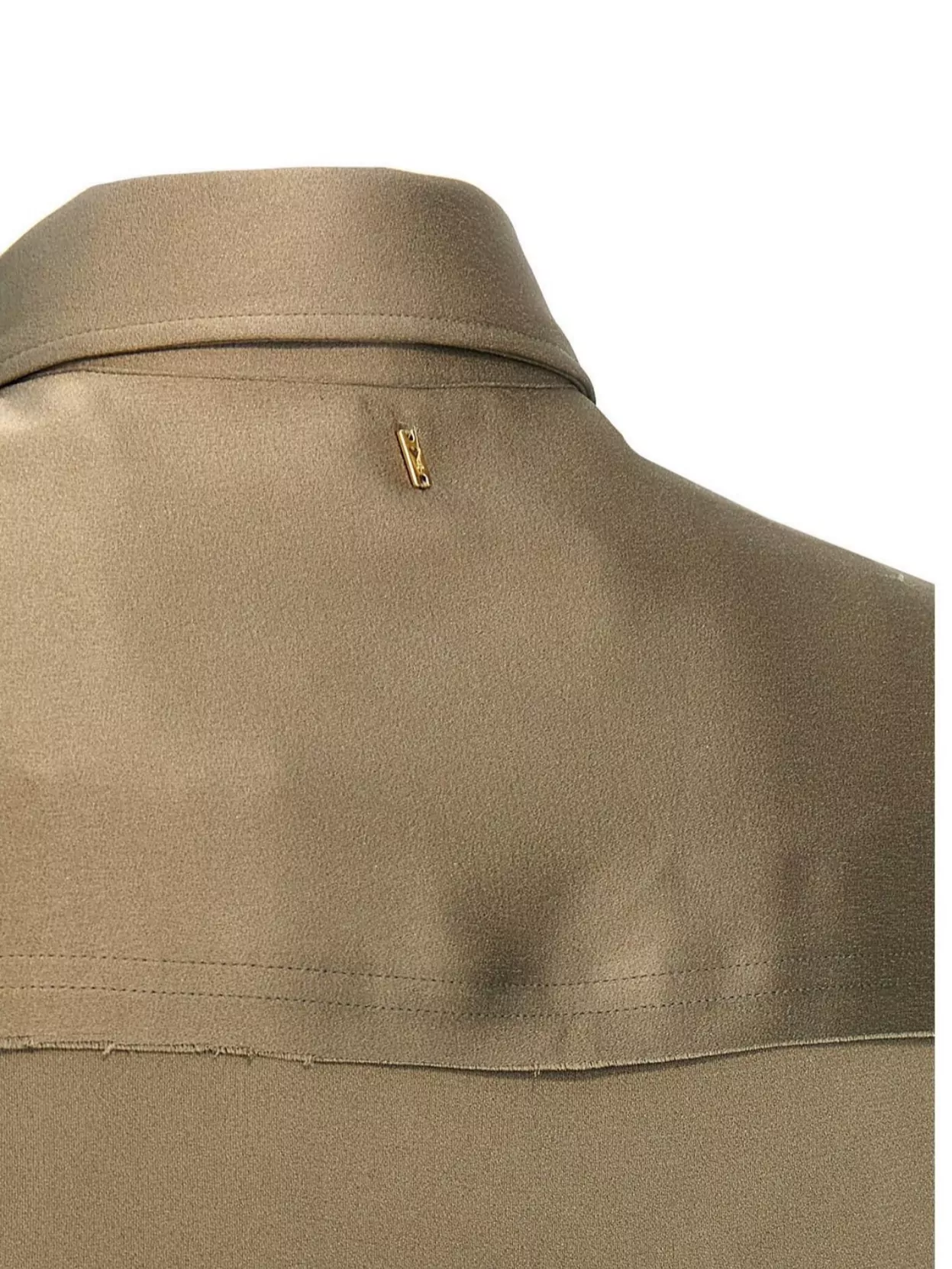 Ami Alexandre Mattiussi Sleeveless Pointed Collar Shirt With Chest Pocket
