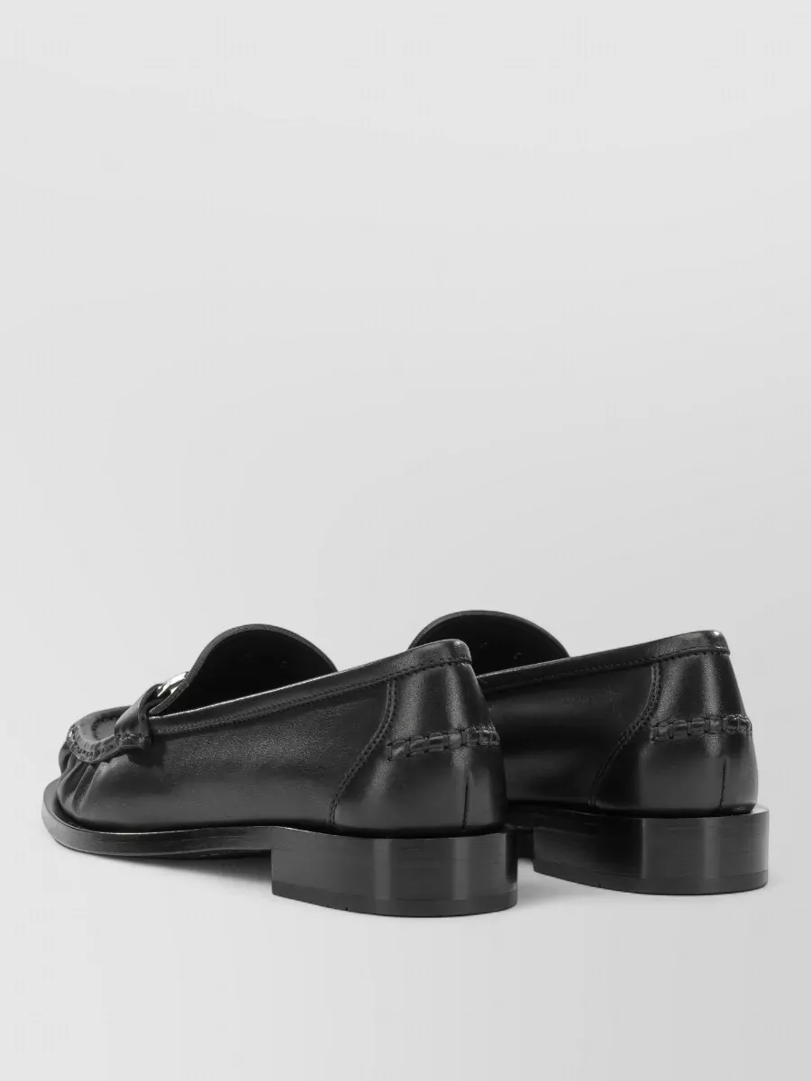 Ferragamo Leather Maryan Loafers