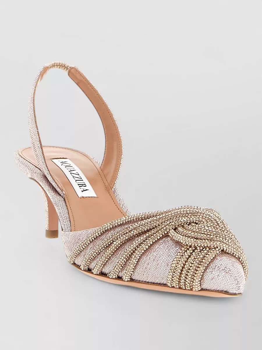 Aquazzura Textile Slingback Pumps