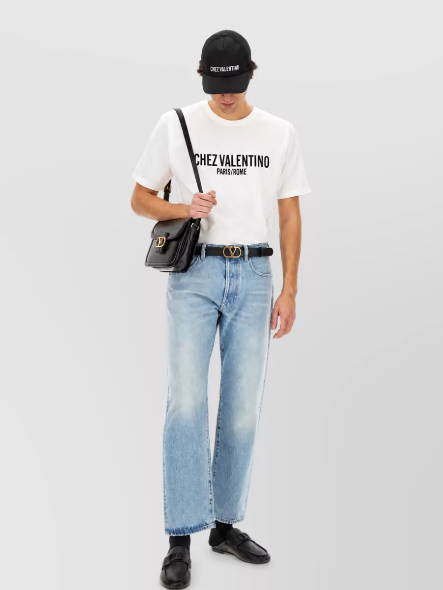 Valentino Cotton Printed T-Shirt