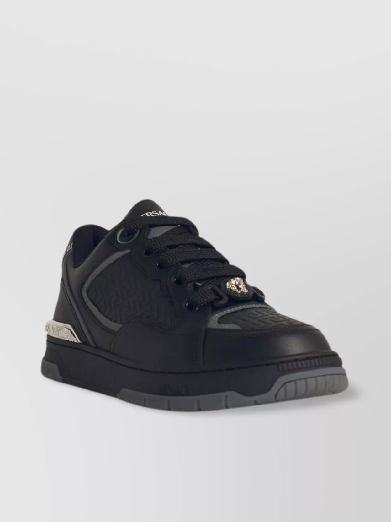 Versace Leather low-top sneakers