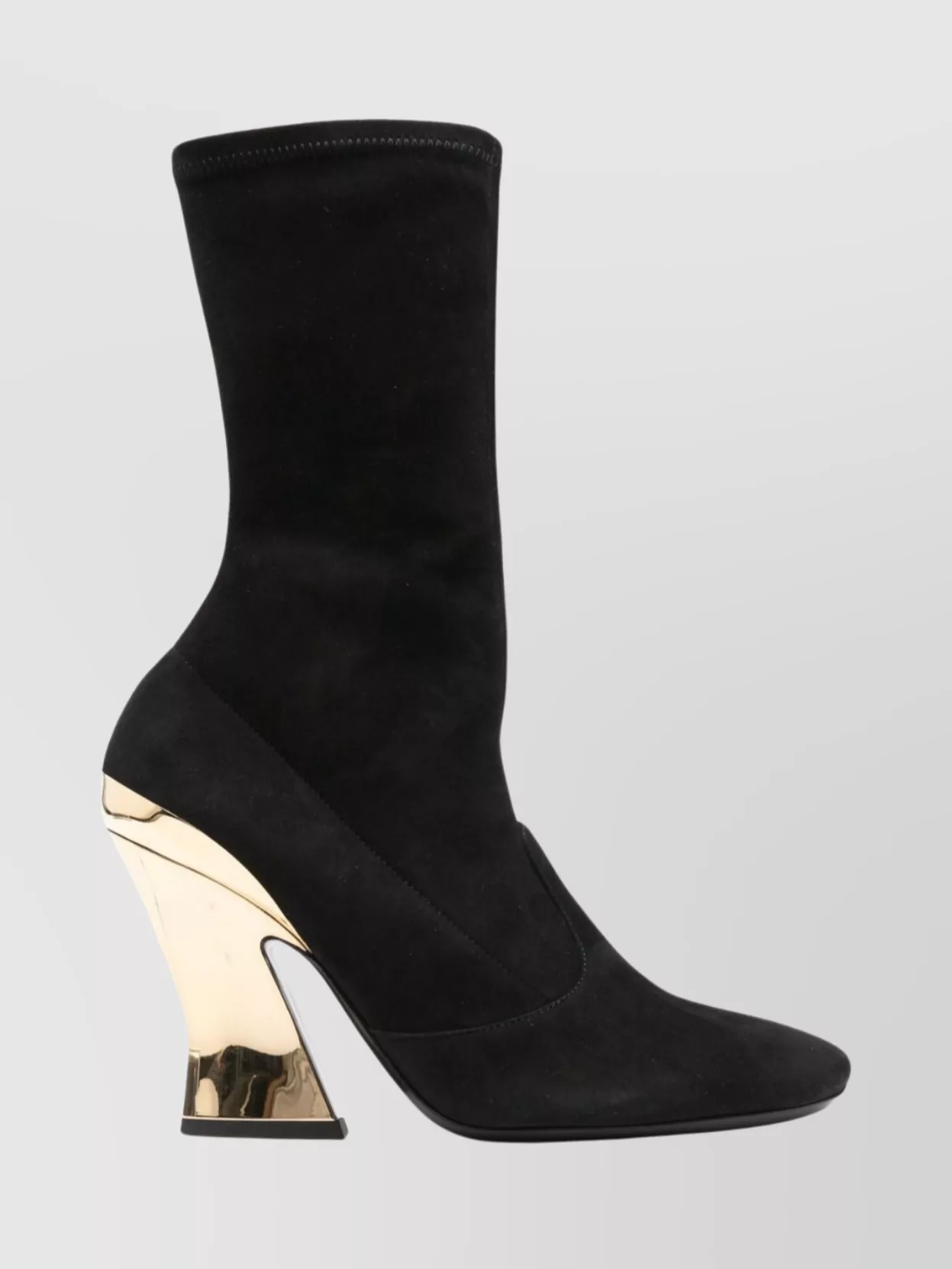 Givenchy Sculptural Heel Ankle Length Boots In Black