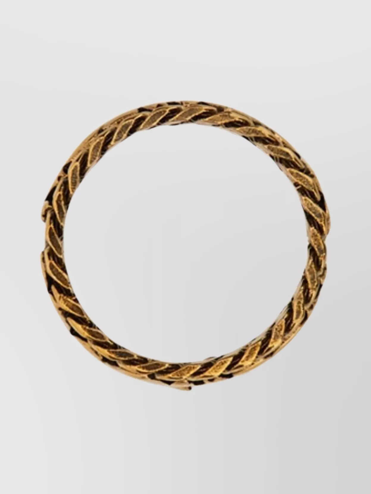 Alexander Mcqueen Chain Detail Embellished Band Ring