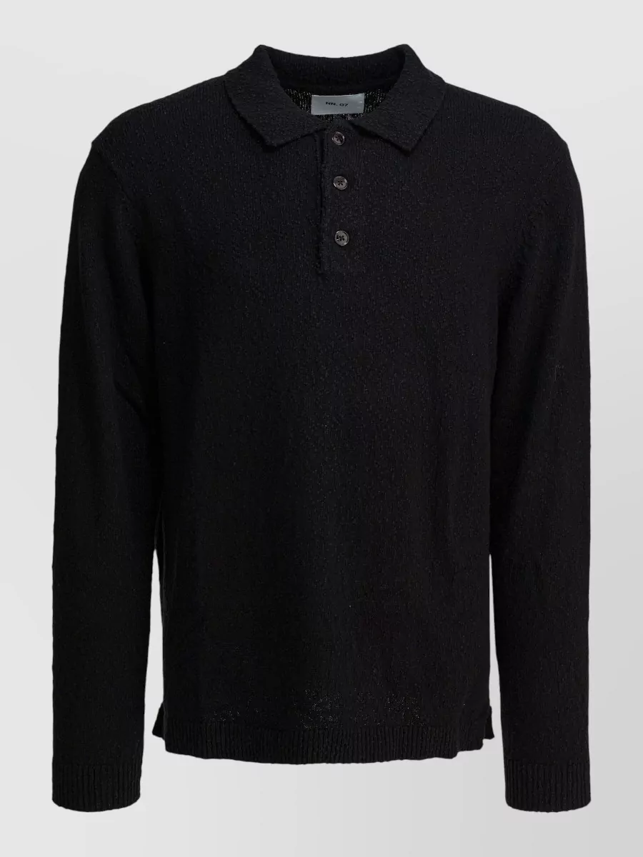 NN.07 cotton polo sweater