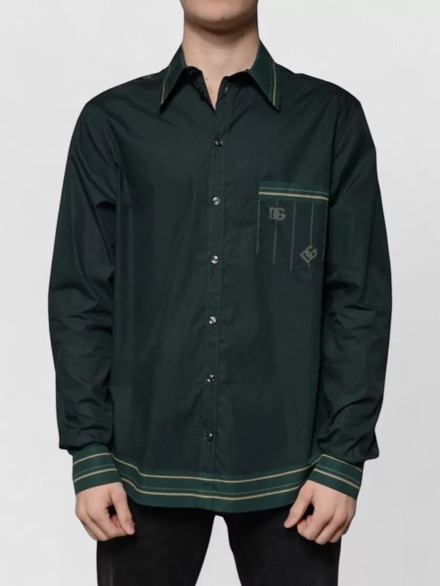 Dolce&Gabbana cotton long-sleeve casual shirt