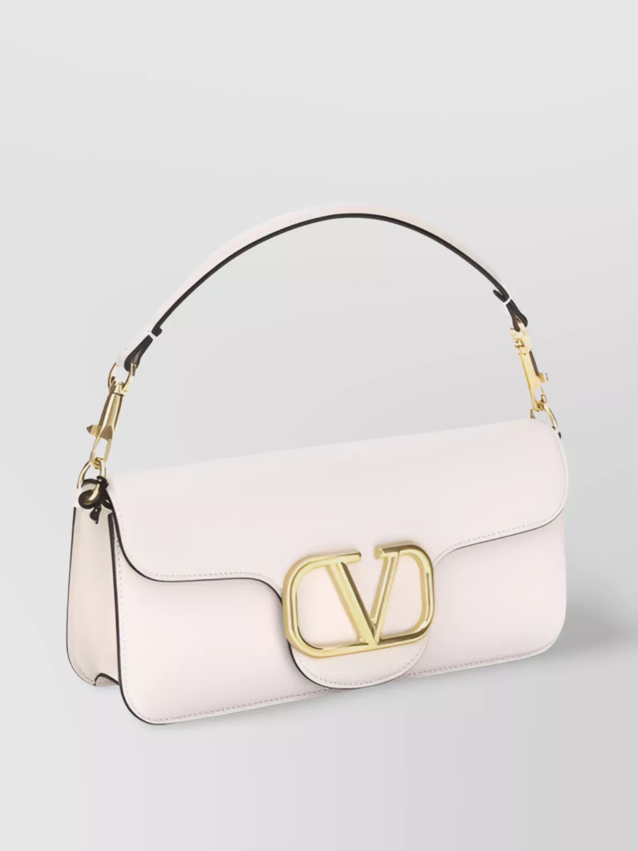 Valentino Garavani Locò Leather Shoulder Bag