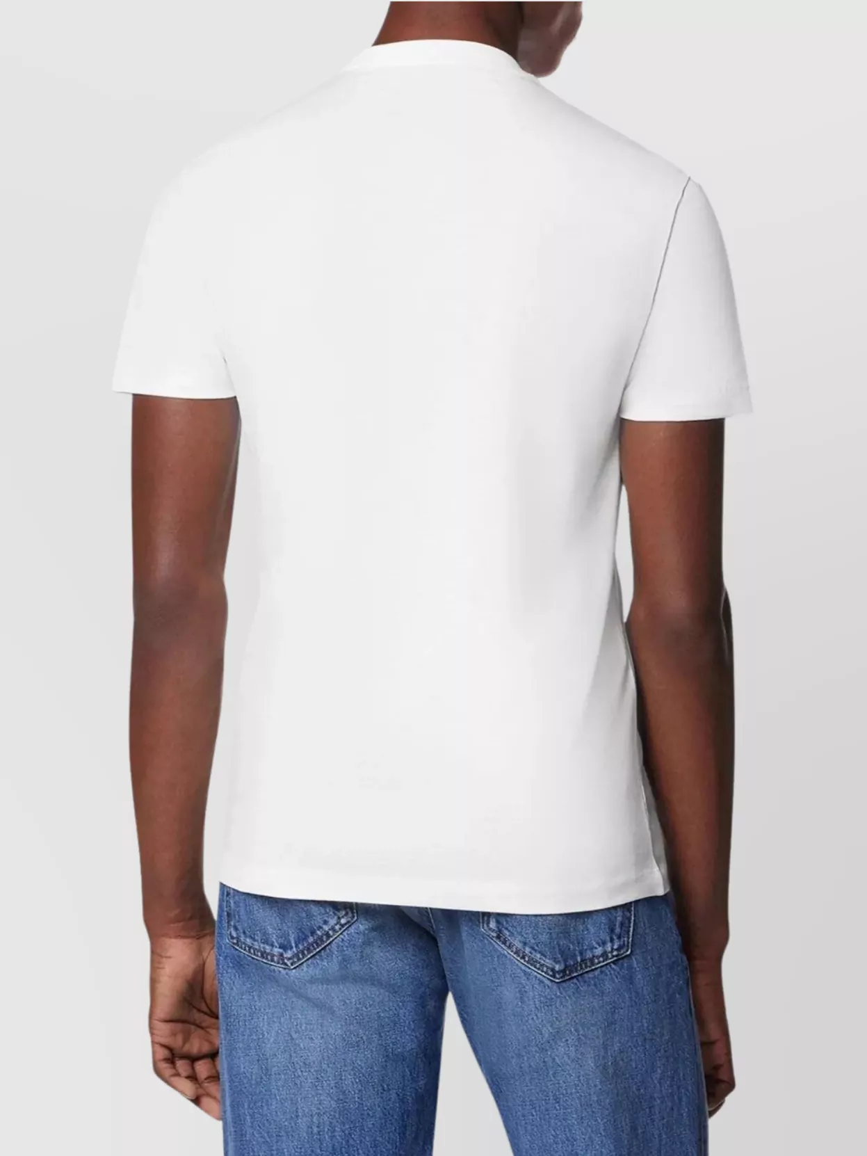 Versace Cotton Jersey T-Shirt Logo Print