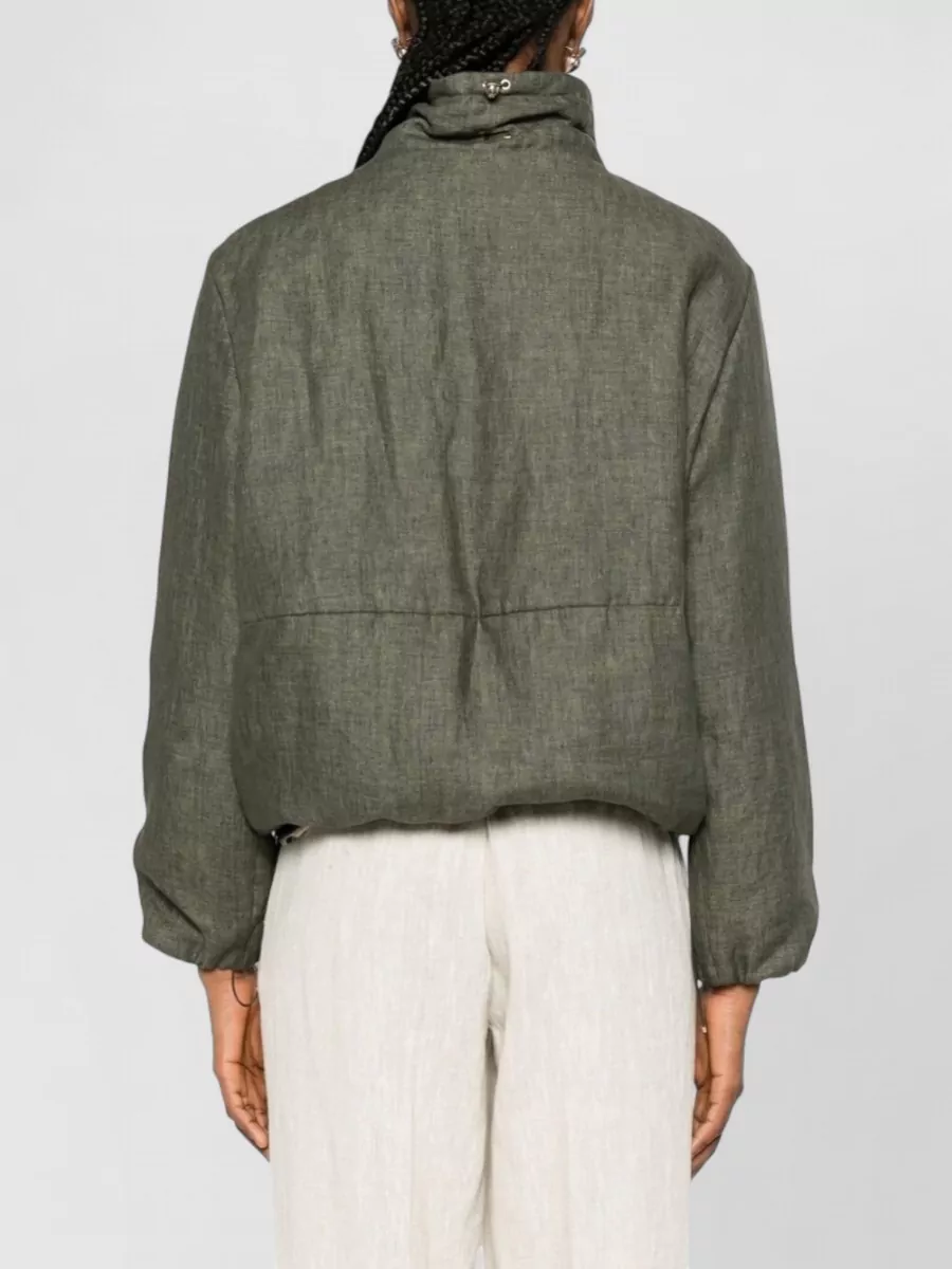Herno Nylon Short Bomber Jacket