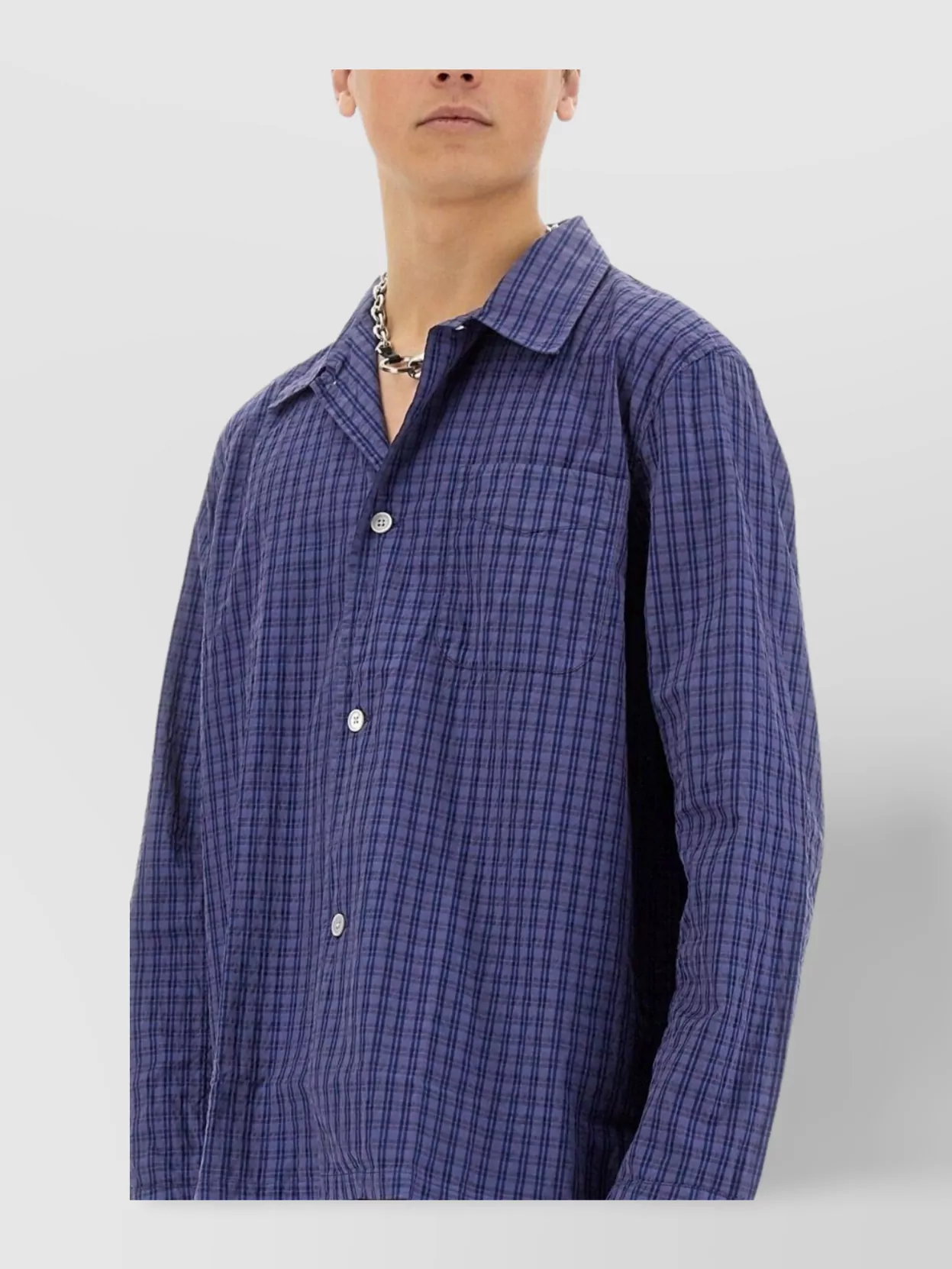 Our Legacy Square Checked Pocket Shirt