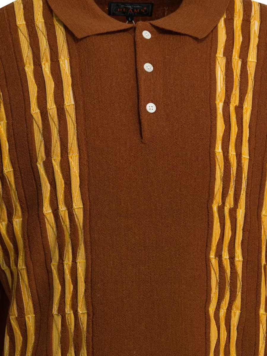 Beams Plus Wool Polo Shirt