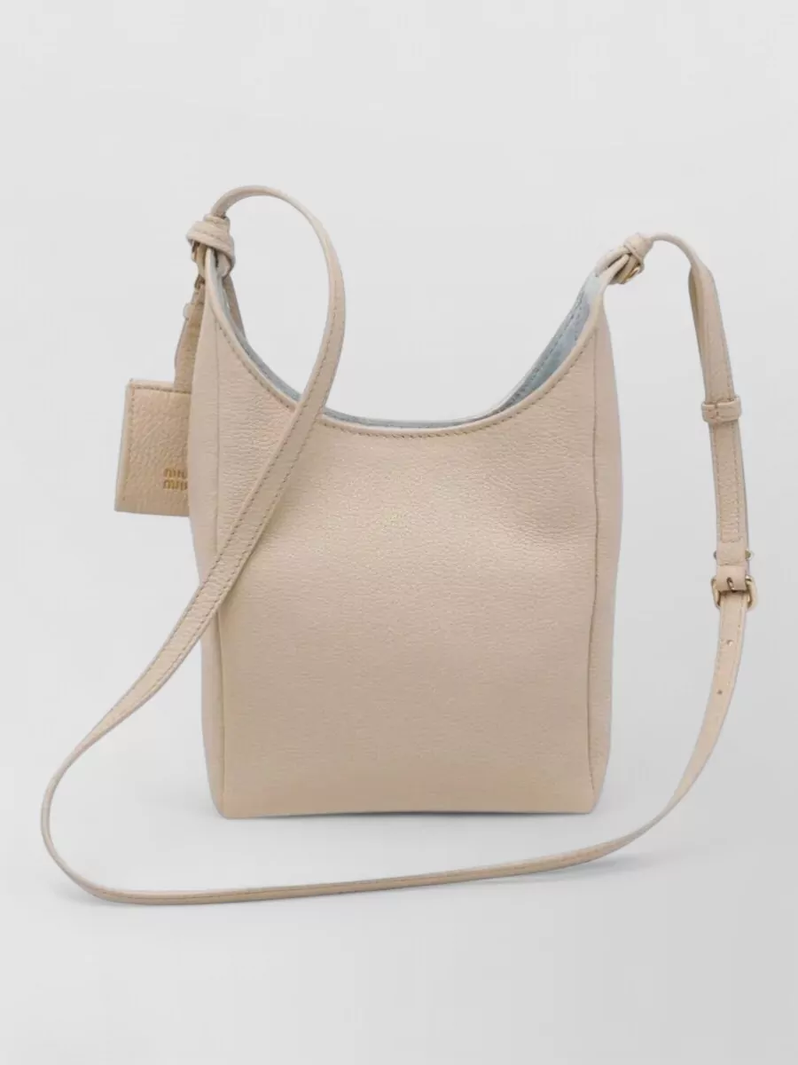 Miu Miu Na Leather Crossbody Bag