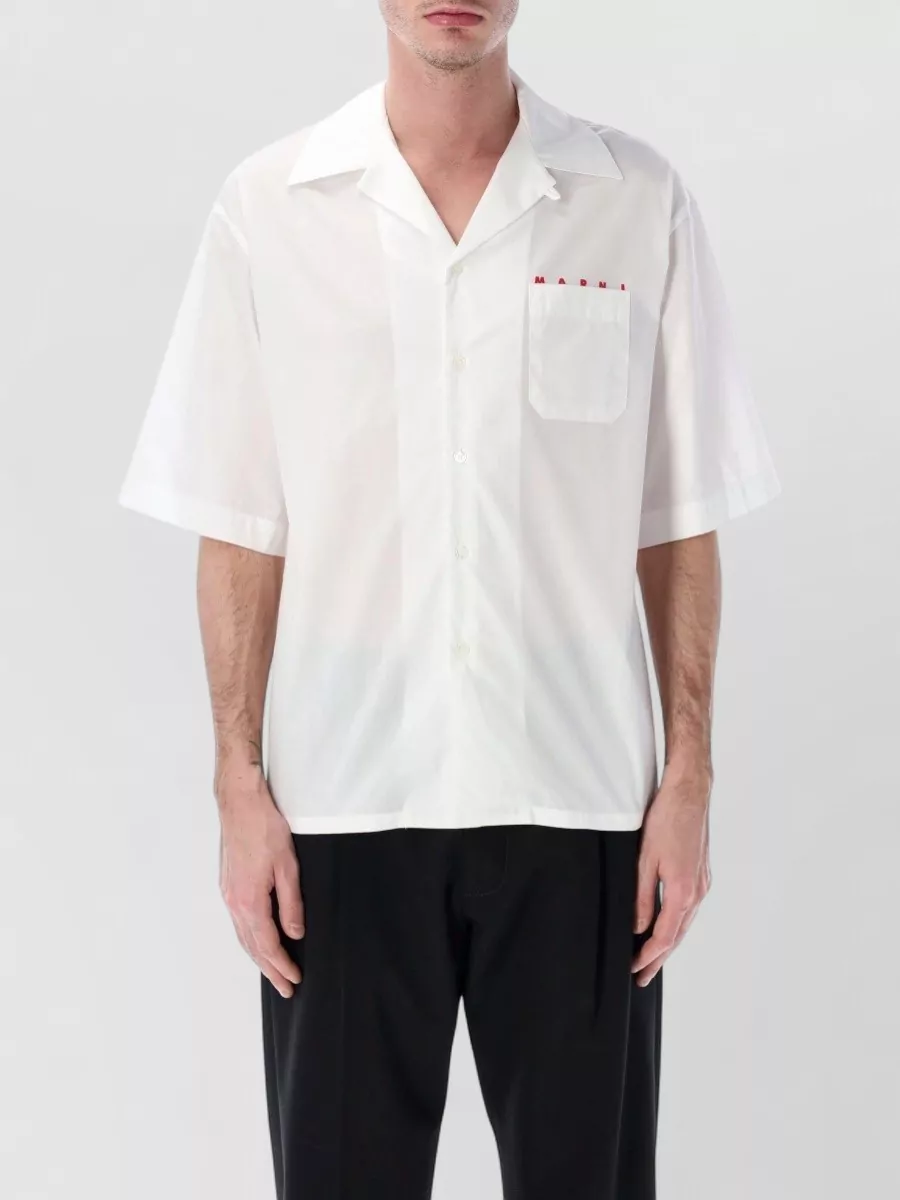 Marni cotton short-sleeve bowling shirt