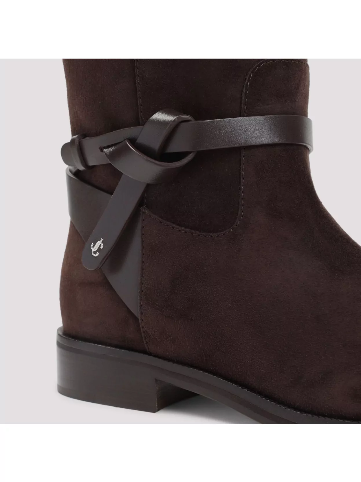 Jimmy Choo Suede Lawton Kb Flat Boots Women