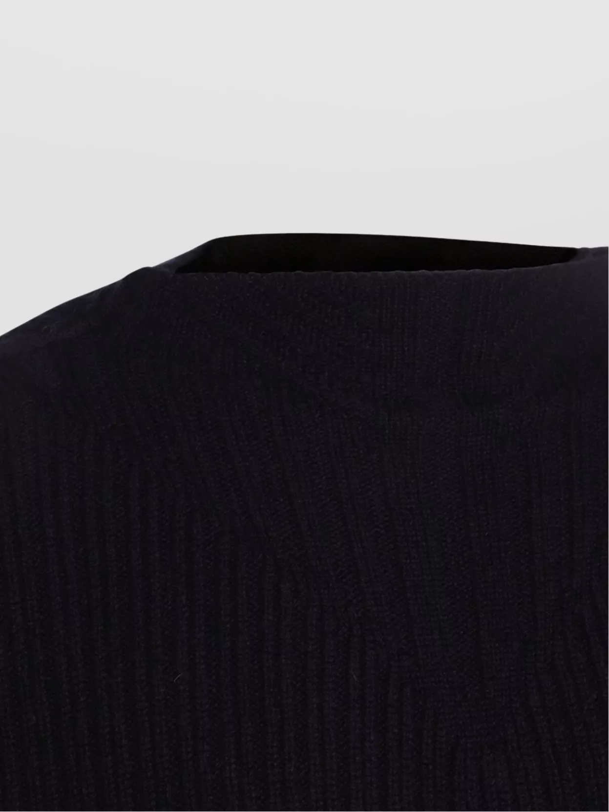 Rick Owens Ribbed Crewneck Sweater Long Sleeves In Black