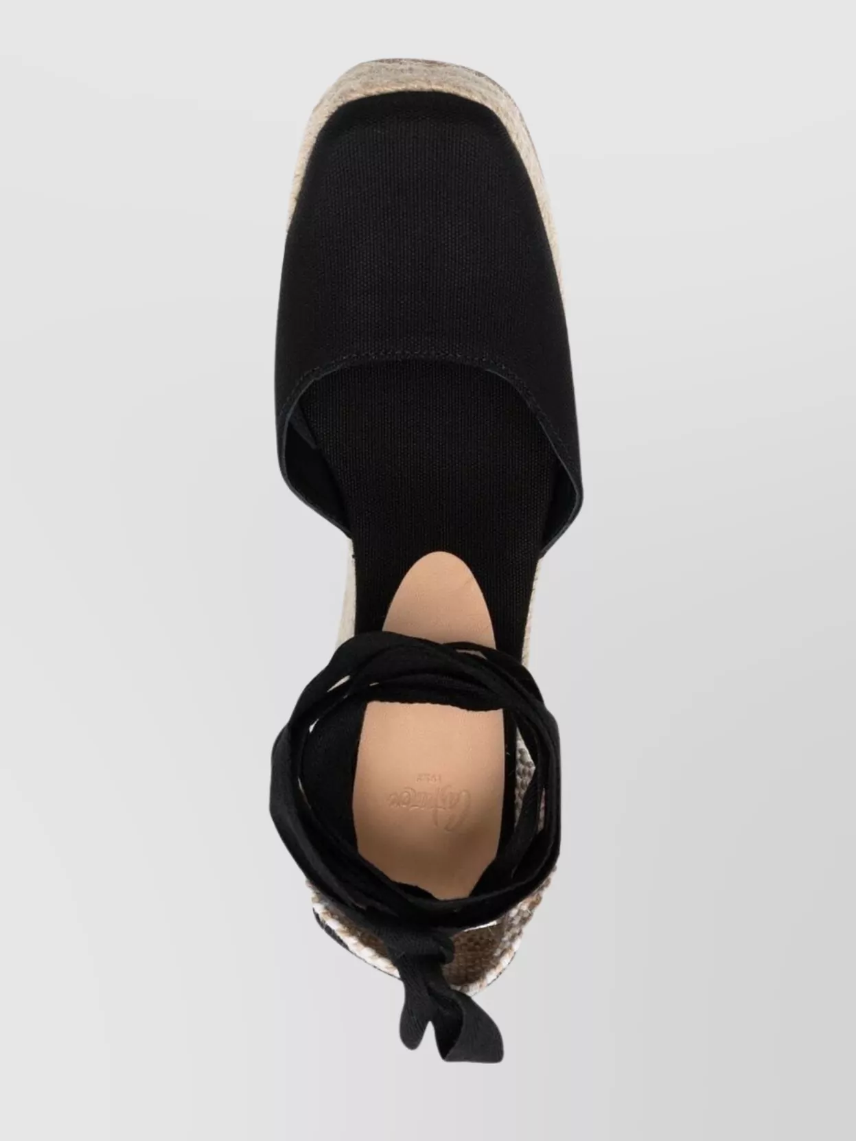 CASTAñER RAFFIA WEDGE ESPADRILLES CANVAS UPPER