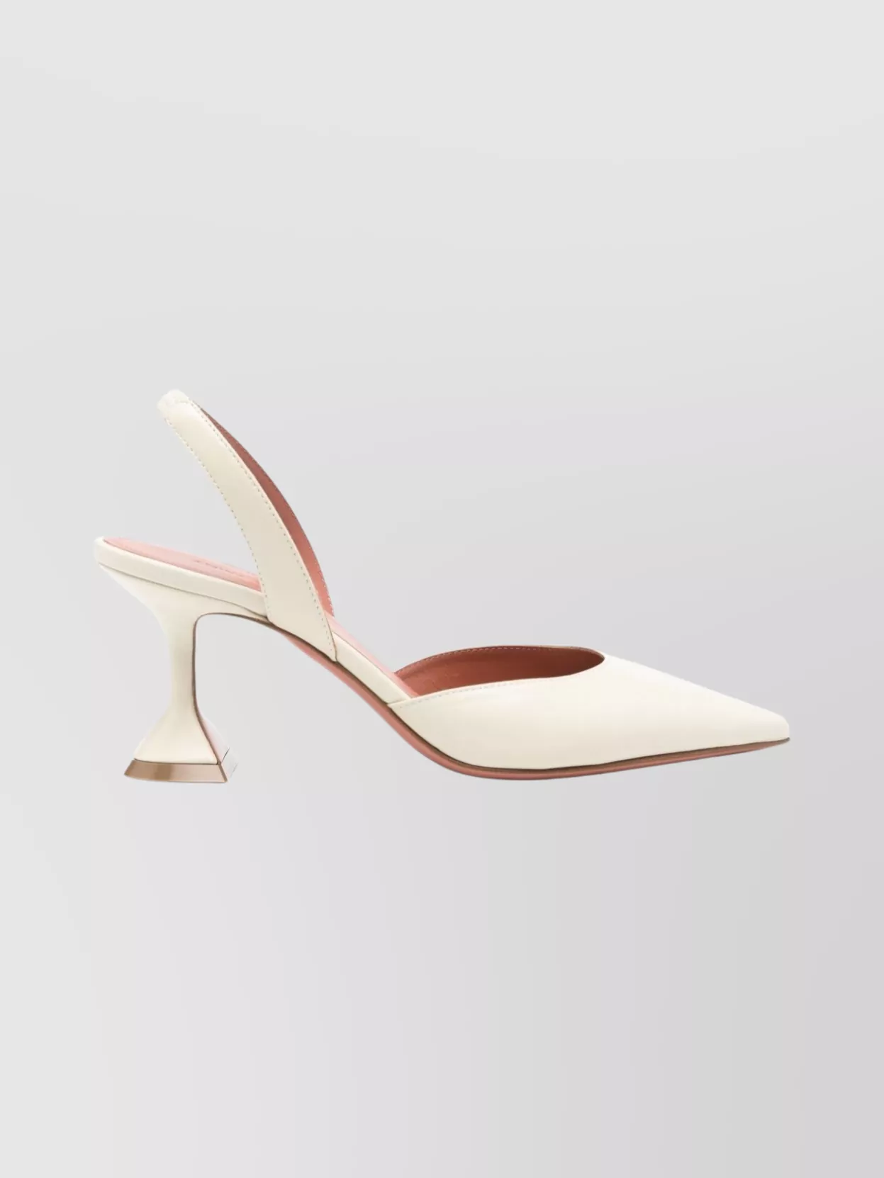 Amina Muaddi Slingback Pumps With Unique Heel Design